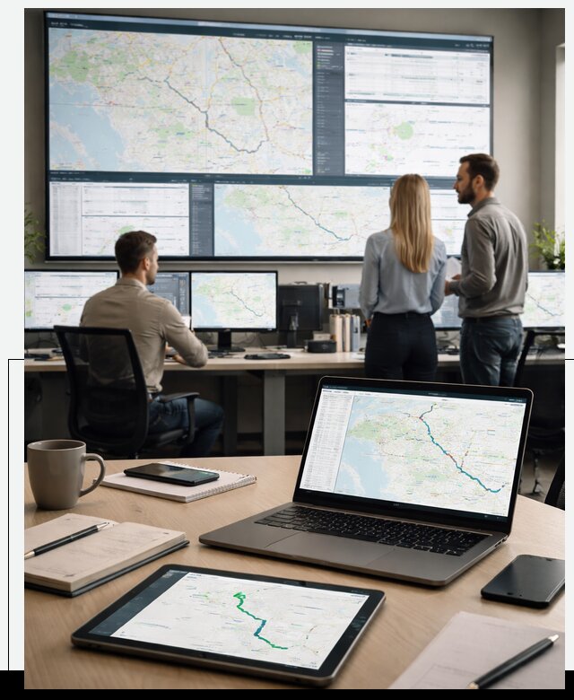 Трекинг грузов и Fleet Management, мониторинг автопарка в Белогорске