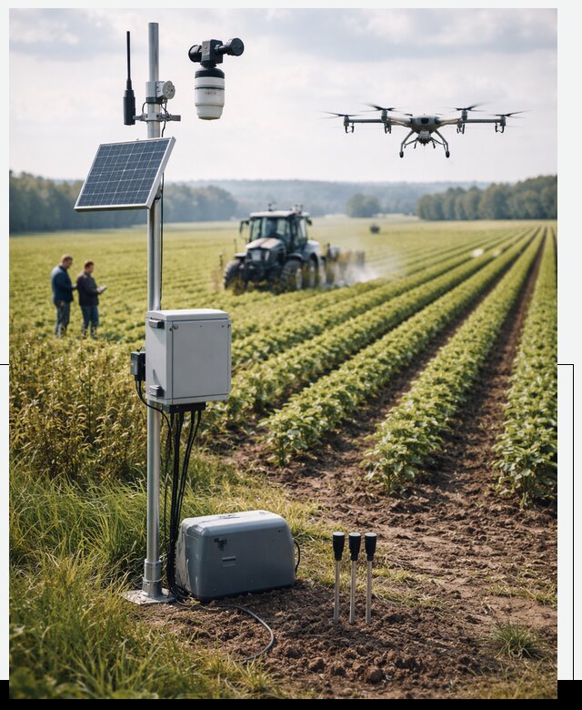 Разработка IoT мониторинга полей в Белогорске от 8672 р. | АвикейБгк